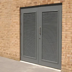 Louvred Industrial Door