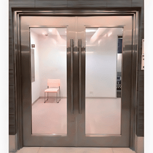 Glazed Metal Fire Rated Door