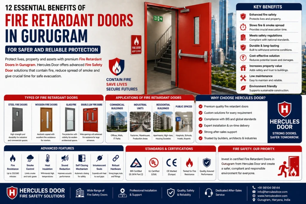 Fire Retardant Doors in Gurugram