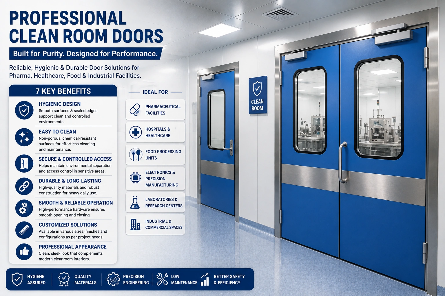 Clean Room Doors Supplier in Mumbai